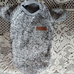 Classic Gray Dog Sweater